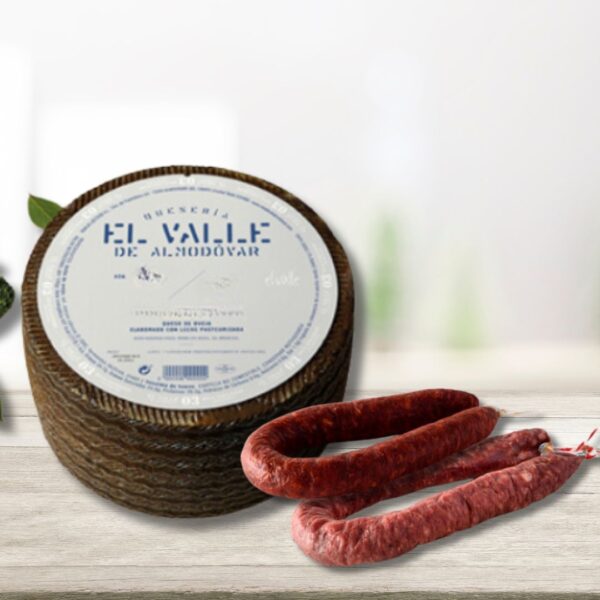 Lote nº16 Navideño Queso Semicurado de 3 kg, Salchichón y Chorizo – ¡Sabor y Tradición para tus Celebraciones! 🎉🧀