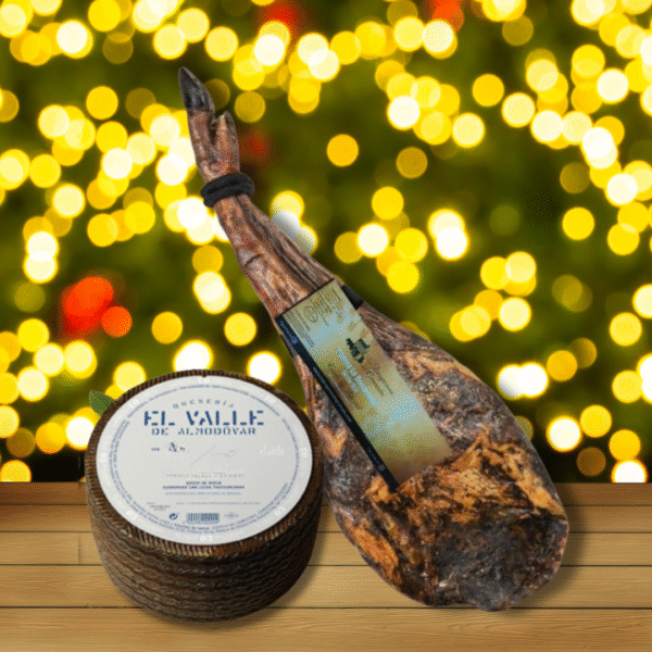 Lote nº13 Navideño Gourmet: Paleta Serie Oro  y Queso Semicurado de 3 kg – ¡Una Exquisitez para Celebrar estas Fiestas! 🎉🎄
