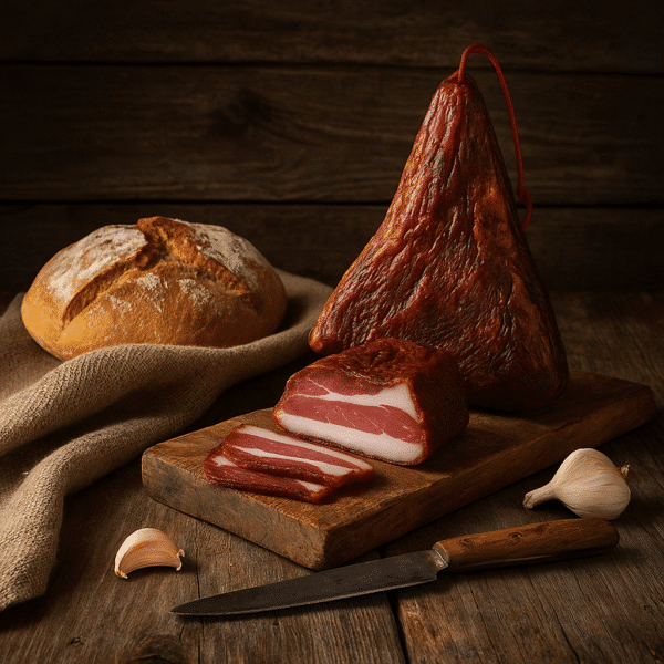 Papada Curada de Cerdo, un lujo unico 800 gr Aprox