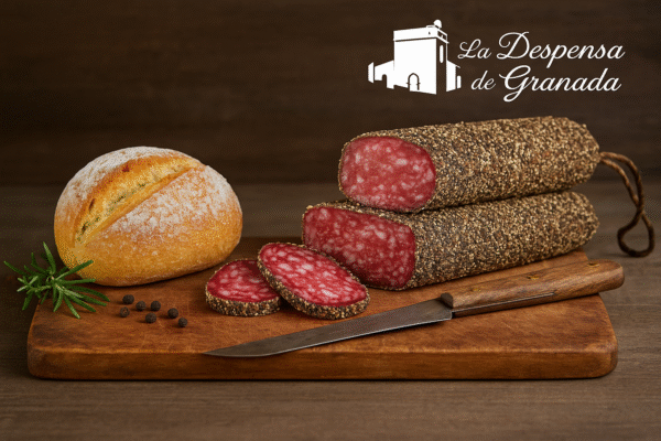 Salchichon de Lomo de Cerdo a la Pimienta Dulce 1.2 kg  Aprox